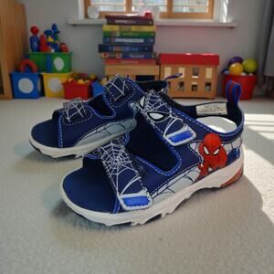 Marvel Spiderman Toddler Boys Sandals - Size 9T - Light Up!